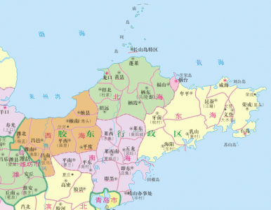 ​北海、南海、东海、西海岸都在山东，凑齐了