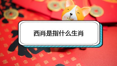 ​西肖是指什么生肖（十二生肖西肖是哪几个）