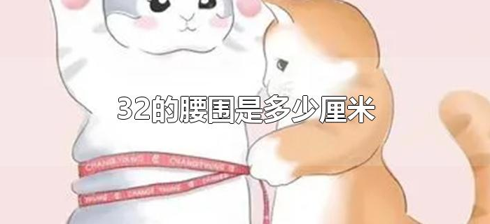 32的腰围是多少厘米