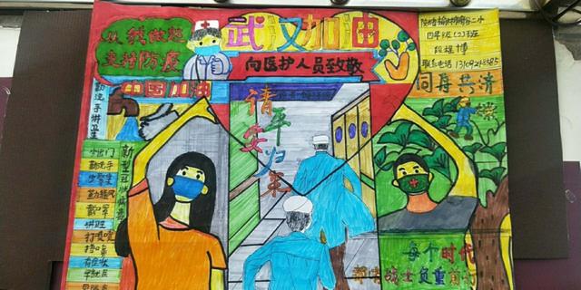 儿童绘画手抄报大全简单又漂亮（小学各种精美粘贴画）(21)