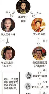 ​芈月嬴政闭系图，芈月为嬴政高祖母_附闭系图