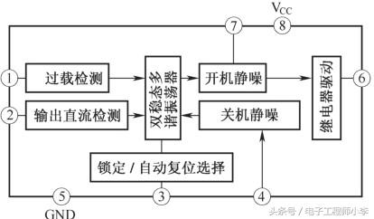 音箱扬声器驱动电路原理图（多种集成电路构成的扬声器保护电路分析）(10)