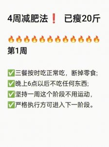 ​胖子减肥逆袭方案（胖子的完美蜕变）