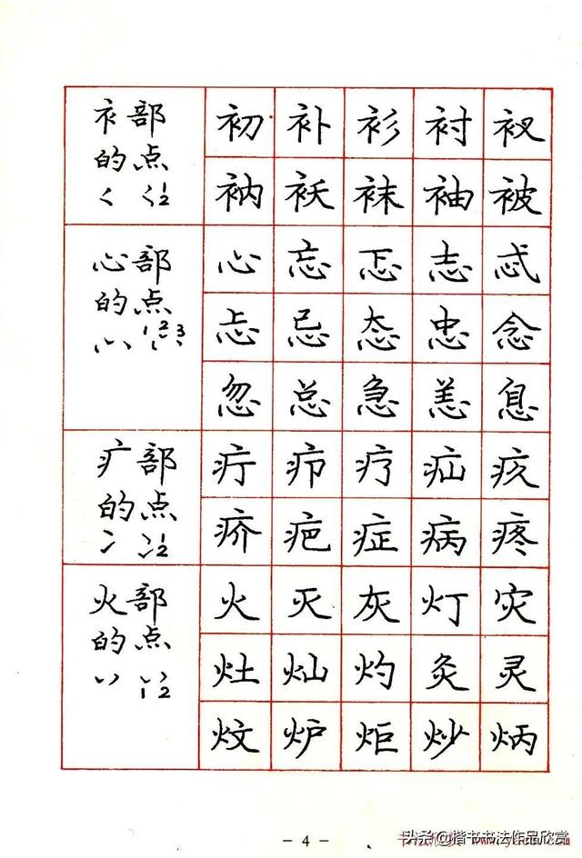 庞中华硬笔书法楷书字帖pdf（完整版庞中华硬笔楷书字帖）(4)