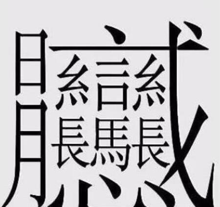 世界上笔画最多的字(笔画最多的汉字172画)