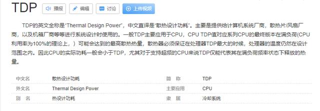 台式机电源功率计算（TDP不等于功率正确理解CPU的功耗）(2)