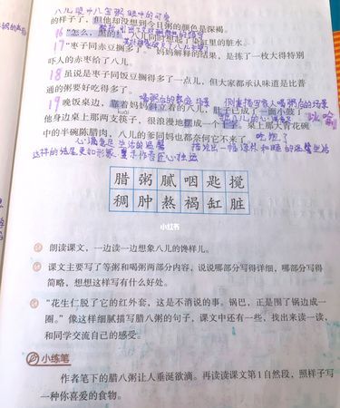 腊八粥总结这篇文章主要内容