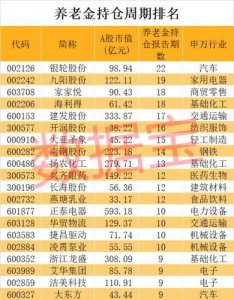 ​养老保险股票有哪些？养老保险股份有限公司