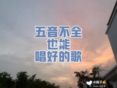 ​五音不全唱什么歌好听(五音不全唱什么歌好听女生)