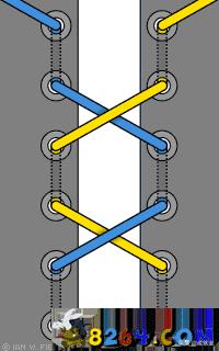 8种漂亮的系鞋带方法图解（8种漂亮的系鞋带方法）