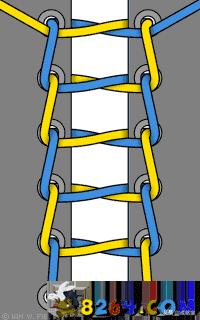 8种漂亮的系鞋带方法图解（8种漂亮的系鞋带方法）