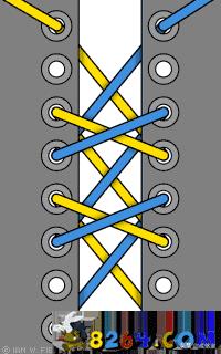 8种漂亮的系鞋带方法图解（8种漂亮的系鞋带方法）