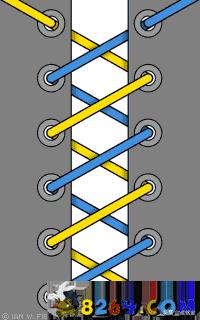 8种漂亮的系鞋带方法图解（8种漂亮的系鞋带方法）