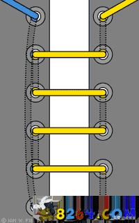 8种漂亮的系鞋带方法图解（8种漂亮的系鞋带方法）