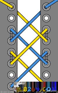 8种漂亮的系鞋带方法图解（8种漂亮的系鞋带方法）