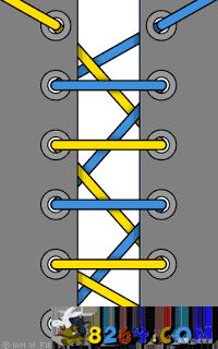 8种漂亮的系鞋带方法图解（8种漂亮的系鞋带方法）