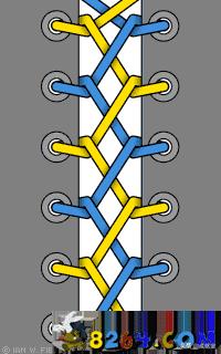 8种漂亮的系鞋带方法图解（8种漂亮的系鞋带方法）