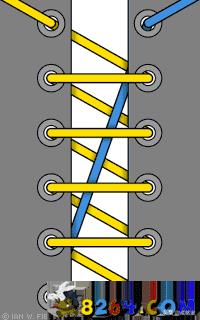 8种漂亮的系鞋带方法图解（8种漂亮的系鞋带方法）