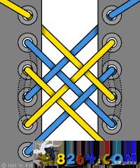 8种漂亮的系鞋带方法图解（8种漂亮的系鞋带方法）