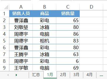 excel数据汇总统计表（一篇文章搞定8种Excel多表统计）(22)