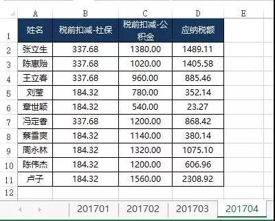 excel数据汇总统计表（一篇文章搞定8种Excel多表统计）(8)