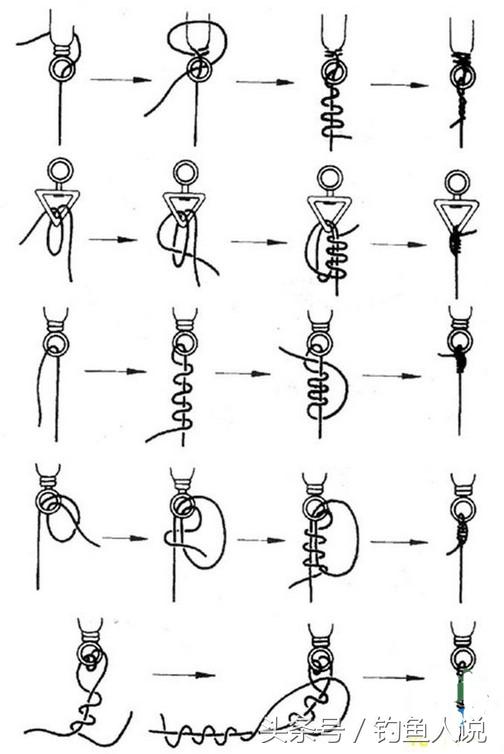 新手钓鱼入门鱼线绑法（不用谢菜鸟来学习）(5)