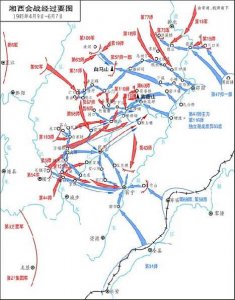 ​湘西会战双方实力对比 湘西会战作战地图