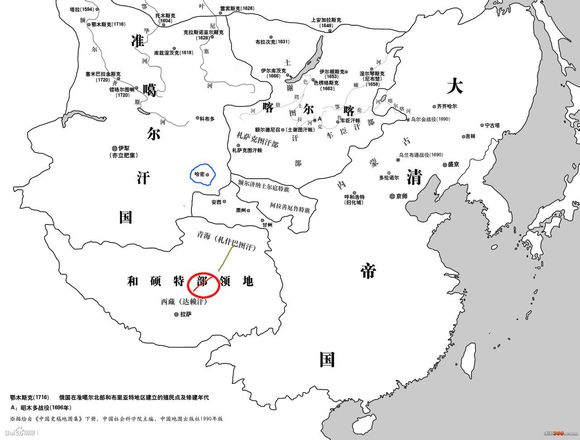 清朝历史简介及地图