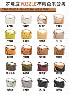 ​loewe(LOEWE罗意威Puzzle色系合集‼️附行情)