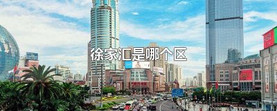 ​上海徐家汇是不是徐汇区 上海徐汇区就是徐家汇吗