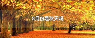 ​8月份是秋天为什么还那么热 8月是秋天的开始么