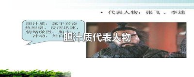 ​胆汁质气质类型代表人物 谁是胆汁质