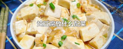 ​豆腐可以和什么菜一起炖 豆腐和什么菜搭配