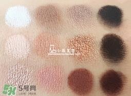 tarte眼影色号试色 tarte眼影盘试色图