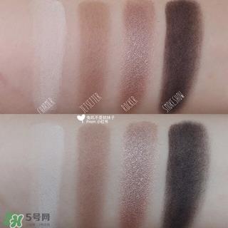 tarte眼影色号试色 tarte眼影盘试色图