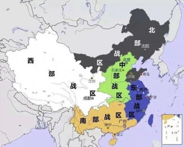 ​中国五大战区司令部所在地，分别在哪个城市？有没有你的家乡！